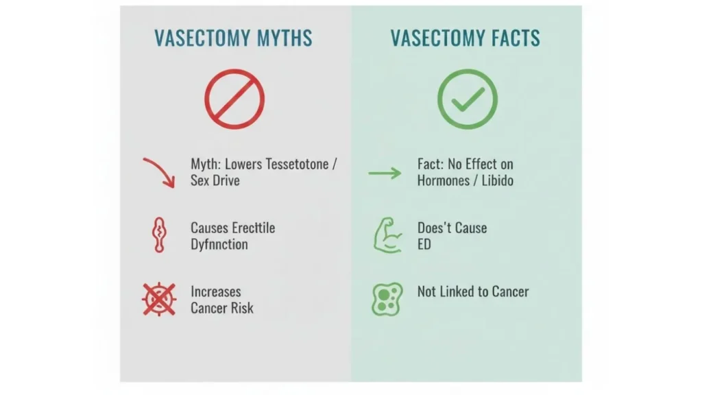 common vasectomy misconceptions versus facts
